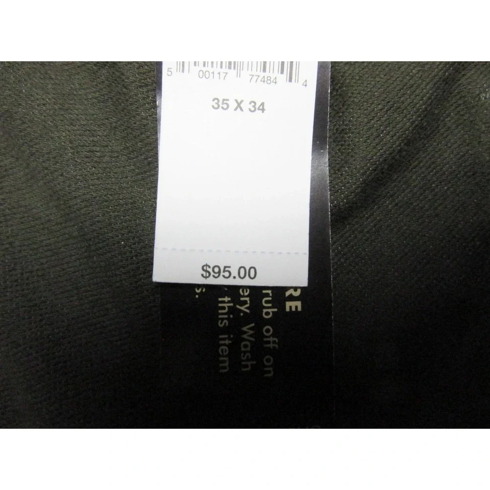 Banana Republic Travel Jean Mens 35x34 Green New Slim Fit Stretch Denim Pants
